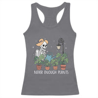 Skeleton Monstera Lover Racerback Tank Top Never Enough Plants - Wonder Print Shop