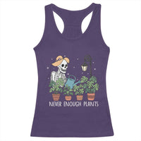Skeleton Monstera Lover Racerback Tank Top Never Enough Plants - Wonder Print Shop