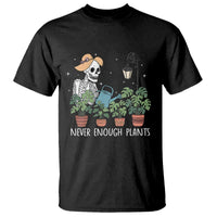 Skeleton Monstera Lover T Shirt Never Enough Plants - Wonder Print Shop