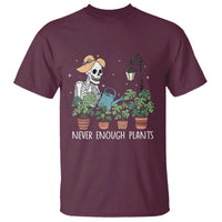 Skeleton Monstera Lover T Shirt Never Enough Plants - Wonder Print Shop