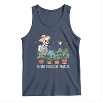 Skeleton Monstera Lover Tank Top Never Enough Plants - Wonder Print Shop