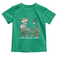 Skeleton Monstera Lover Toddler T Shirt Never Enough Plants - Wonder Print Shop