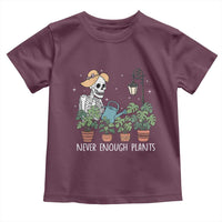 Skeleton Monstera Lover Toddler T Shirt Never Enough Plants - Wonder Print Shop