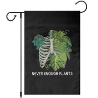 Monstera Plant Body Skeleton Garden Flag Never Enough Plants - Wonder Print Shop