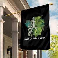 Monstera Plant Body Skeleton Garden Flag Never Enough Plants - Wonder Print Shop