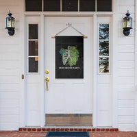 Monstera Plant Body Skeleton Garden Flag Never Enough Plants - Wonder Print Shop