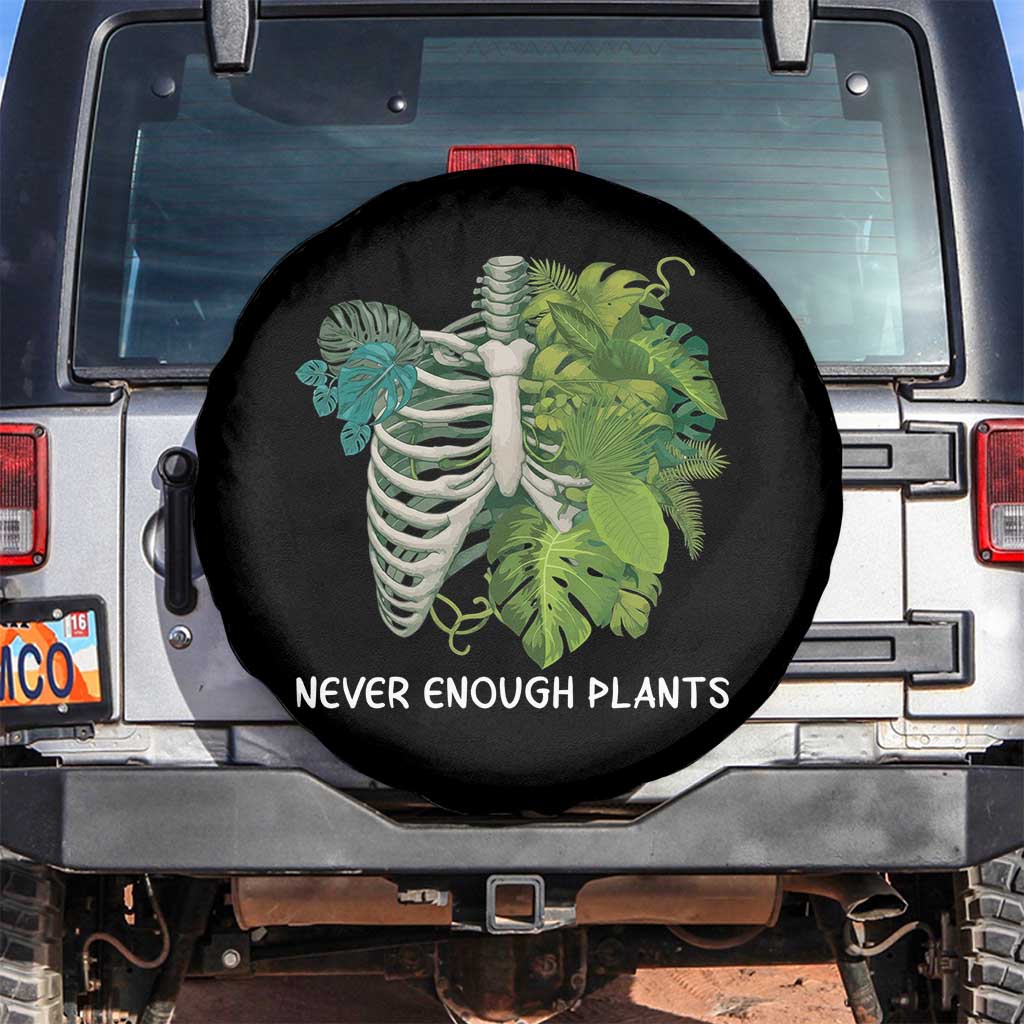 Monstera Plant Body Skeleton Spare Tire Cover Never Enough Plants - Wonder Print Shop