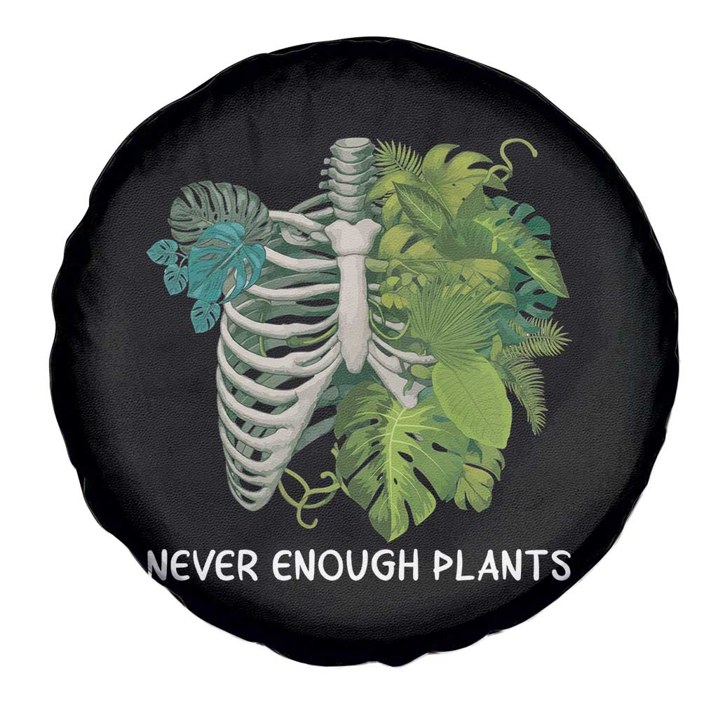 Monstera Plant Body Skeleton Spare Tire Cover Never Enough Plants - Wonder Print Shop