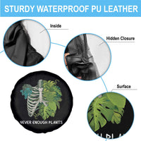 Monstera Plant Body Skeleton Spare Tire Cover Never Enough Plants - Wonder Print Shop