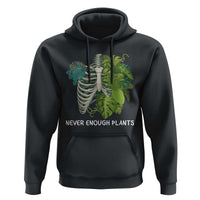 Monstera Plant Body Skeleton Hoodie Never Enough Plants - Wonder Print Shop