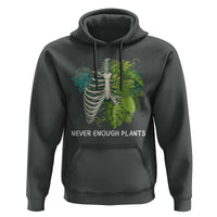 Monstera Plant Body Skeleton Hoodie Never Enough Plants - Wonder Print Shop