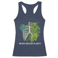 Monstera Plant Body Skeleton Racerback Tank Top Never Enough Plants - Wonder Print Shop