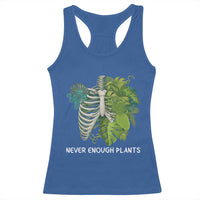 Monstera Plant Body Skeleton Racerback Tank Top Never Enough Plants - Wonder Print Shop