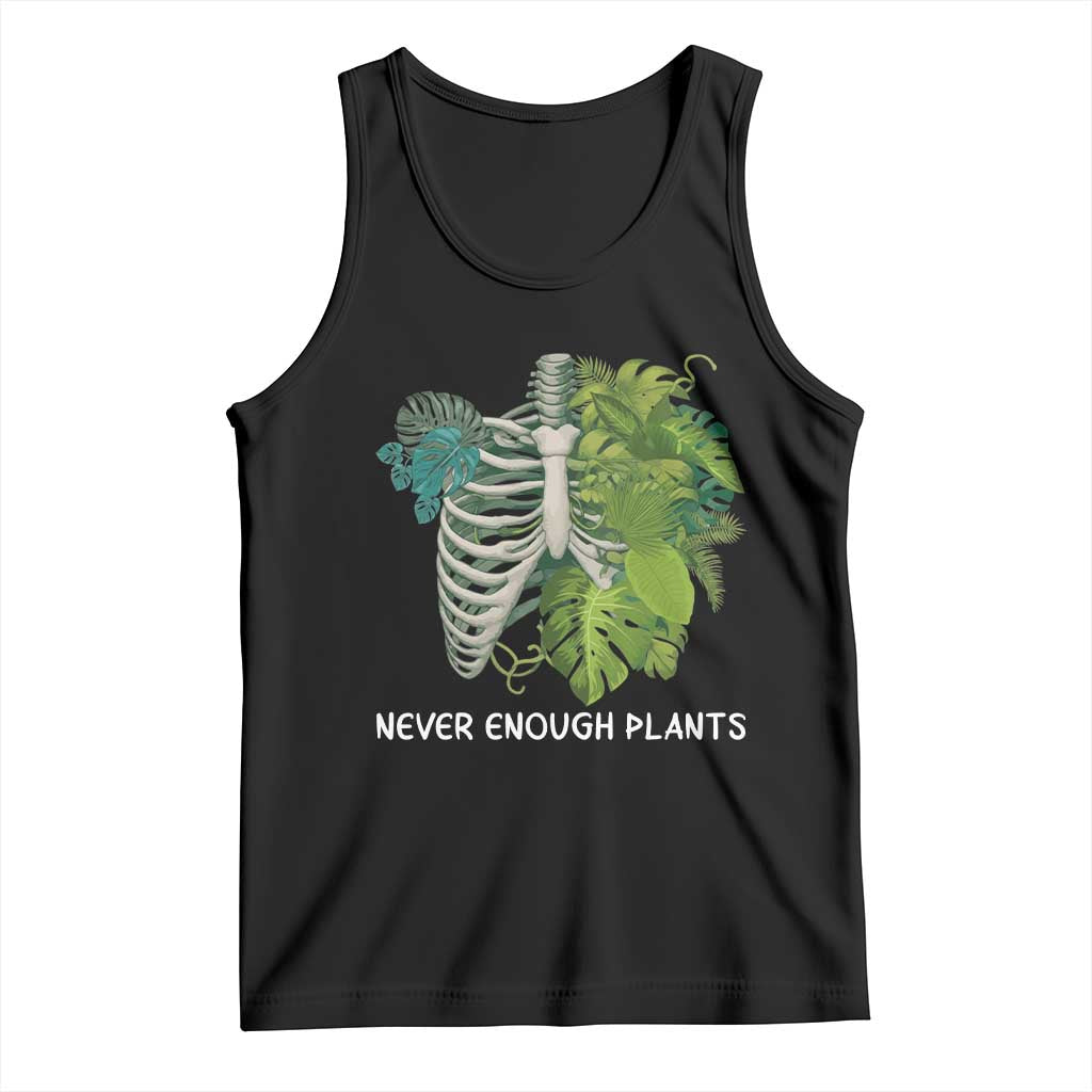 Monstera Plant Body Skeleton Tank Top Never Enough Plants - Wonder Print Shop
