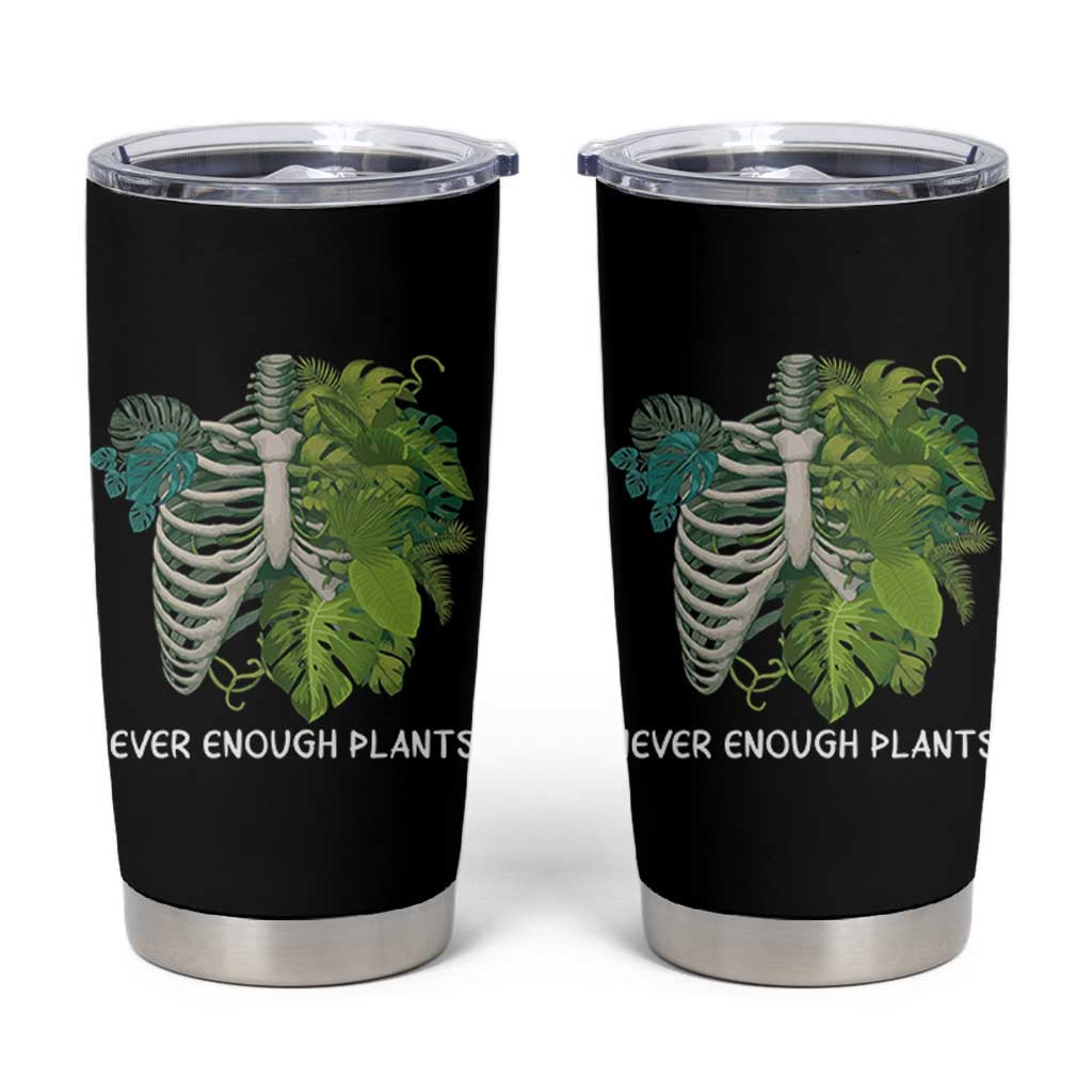 Monstera Plant Body Skeleton Tumbler Cup Never Enough Plants - Wonder Print Shop
