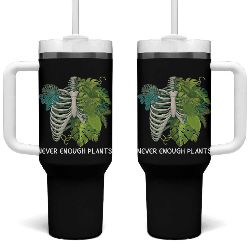 Monstera Plant Body Skeleton Tumbler With Handle Never Enough Plants - Wonder Print Shop
