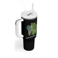 Monstera Plant Body Skeleton Tumbler With Handle Never Enough Plants - Wonder Print Shop