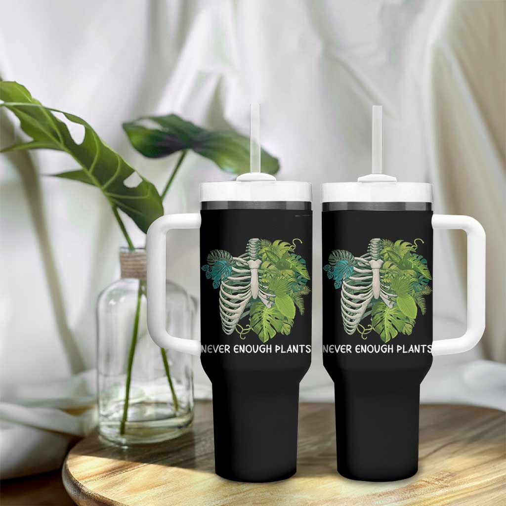 Monstera Plant Body Skeleton Tumbler With Handle Never Enough Plants - Wonder Print Shop