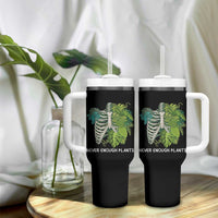 Monstera Plant Body Skeleton Tumbler With Handle Never Enough Plants - Wonder Print Shop