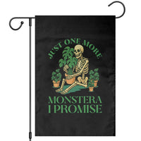Just One More Monstera Garden Flag Skeleton Plant Lover Gift - Wonder Print Shop