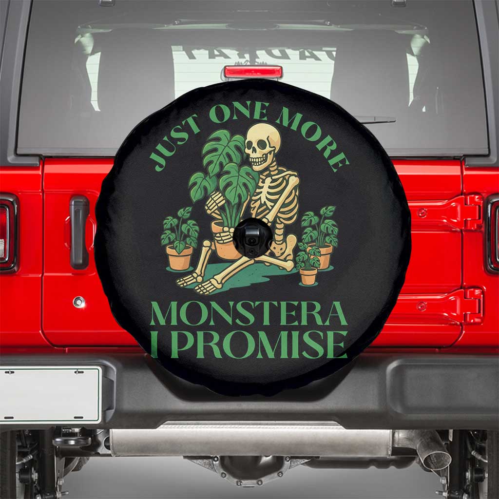 Just One More Monstera Spare Tire Cover Skeleton Plant Lover Gift - Wonder Print Shop