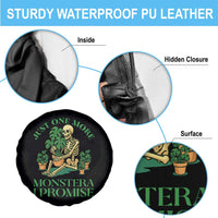 Just One More Monstera Spare Tire Cover Skeleton Plant Lover Gift - Wonder Print Shop
