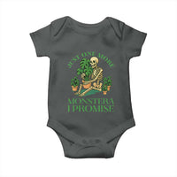 Just One More Monstera Baby Onesie Skeleton Plant Lover Gift - Wonder Print Shop