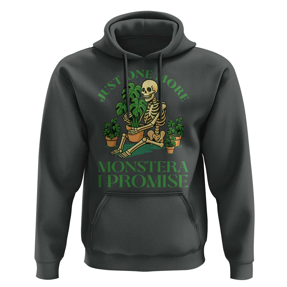 Just One More Monstera Hoodie Skeleton Plant Lover Gift - Wonder Print Shop