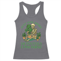 Just One More Monstera Racerback Tank Top Skeleton Plant Lover Gift - Wonder Print Shop