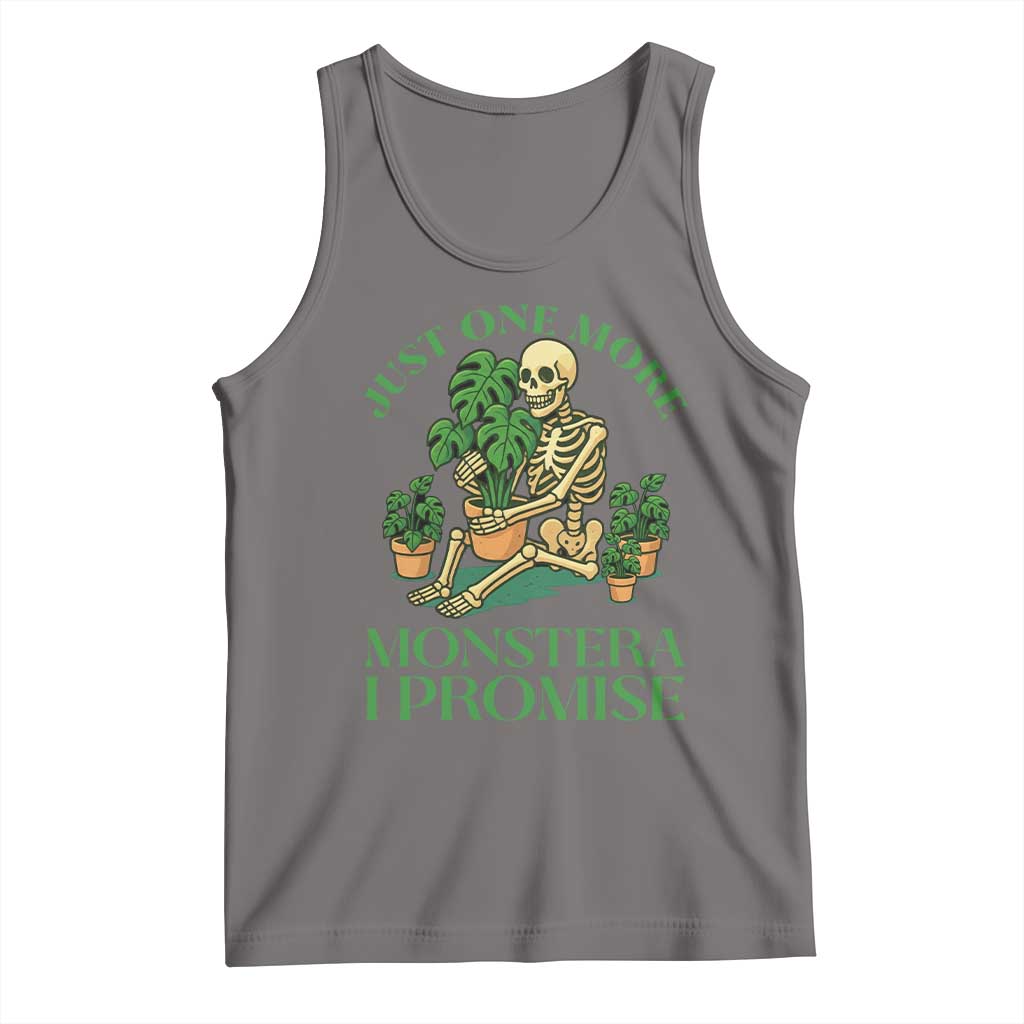 Just One More Monstera Tank Top Skeleton Plant Lover Gift - Wonder Print Shop