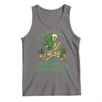 Just One More Monstera Tank Top Skeleton Plant Lover Gift - Wonder Print Shop