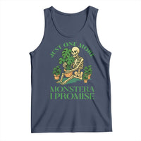 Just One More Monstera Tank Top Skeleton Plant Lover Gift - Wonder Print Shop