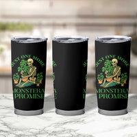 Just One More Monstera Tumbler Cup Skeleton Plant Lover Gift - Wonder Print Shop