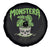 Monstera Lover Houseplant Gift Spare Tire Cover Skull Plant Pot Graphic - Wonder Print Shop