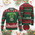 Monstera Lover Houseplant Gift Ugly Christmas Sweater Skull Plant Pot Graphic - Wonder Print Shop