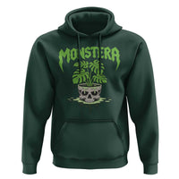 Monstera Lover Houseplant Gift Hoodie Skull Plant Pot Graphic - Wonder Print Shop