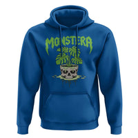 Monstera Lover Houseplant Gift Hoodie Skull Plant Pot Graphic - Wonder Print Shop