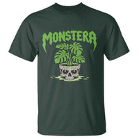 Monstera Lover Houseplant Gift T Shirt Skull Plant Pot Graphic - Wonder Print Shop