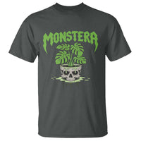 Monstera Lover Houseplant Gift T Shirt Skull Plant Pot Graphic - Wonder Print Shop