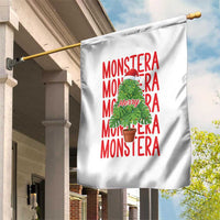 Merry Monstera Garden Flag Plant Lover Christmas Gift - Wonder Print Shop