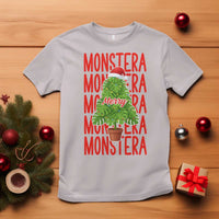 Merry Monstera T Shirt Plant Lover Christmas Gift - Wonder Print Shop