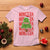 Merry Monstera T Shirt Plant Lover Christmas Gift - Wonder Print Shop