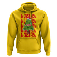 Merry Monstera Hoodie Plant Lover Christmas Gift - Wonder Print Shop