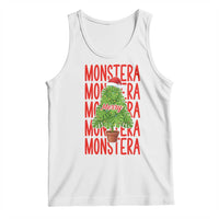Merry Monstera Tank Top Plant Lover Christmas Gift - Wonder Print Shop