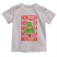 Merry Monstera Toddler T Shirt Plant Lover Christmas Gift - Wonder Print Shop
