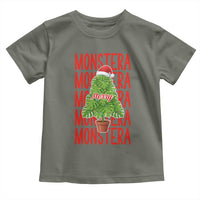 Merry Monstera Toddler T Shirt Plant Lover Christmas Gift - Wonder Print Shop
