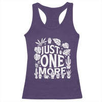 Plant Lover Humor Racerback Tank Top Just One More - Wonder Print Shop