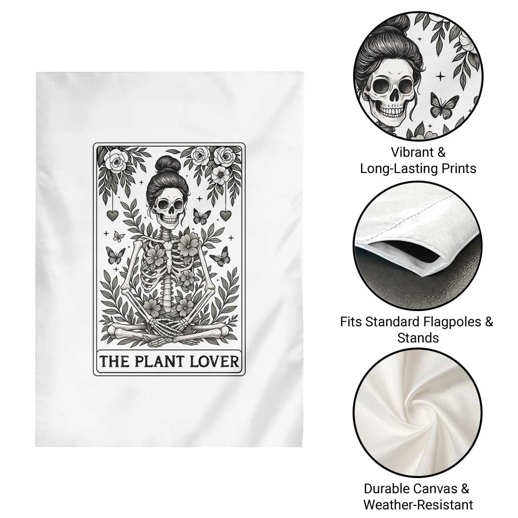 Dark Humor Tarot Card Plant Lover Gift Garden Flag - Wonder Print Shop