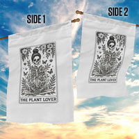 Dark Humor Tarot Card Plant Lover Gift Garden Flag - Wonder Print Shop