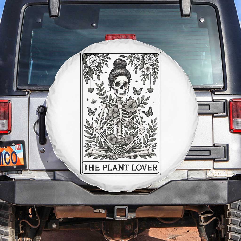 Dark Humor Tarot Card Plant Lover Gift Spare Tire Cover - Wonder Print Shop